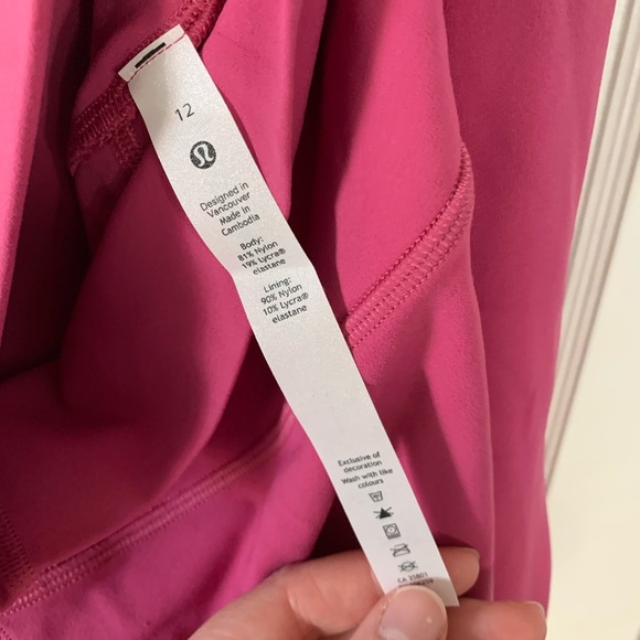 Lululemon align HR crop 23” pink lychee size 12 - Picture 3 of 4